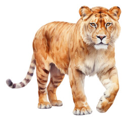 Obraz premium PNG Liger wildlife animal mammal.