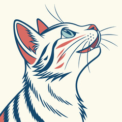 The Art of a Curious Feline 🐾