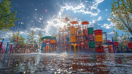 Splash Pad Fun: A Summer Day at the Water Park