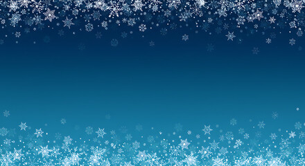 Midnight Snowfall AI Generated