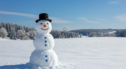 Obraz premium Winter's Gentleman AI Generated