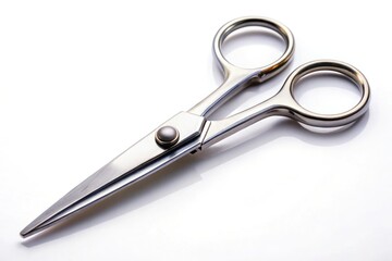 vintage metal scissors sharp blades polished steel tool