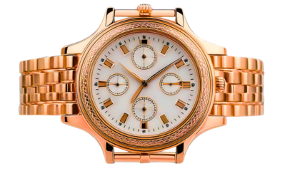 antique watch isolated on transparent background 