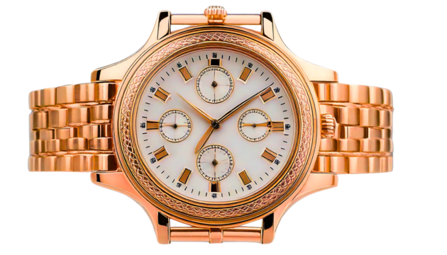 antique watch isolated on transparent background 