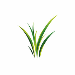 Green grass, icon. Vector illustration