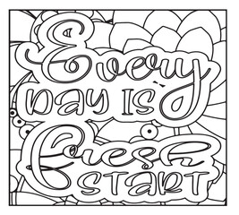 Motivational Quotes Coloring Pages For KDP