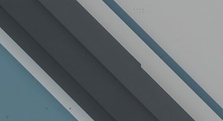 Obraz premium Abstract Geometric Pattern with Gray and Blue Diagonal Lines