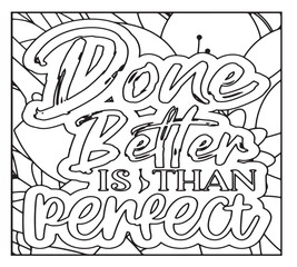 Motivational Quotes Coloring Pages For KDP
