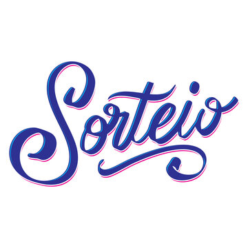 Stylized Handwritten Sorteio Typography