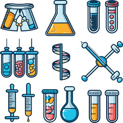 set of laboratory equipment