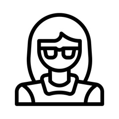 woman line icon