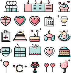 birthday party icons