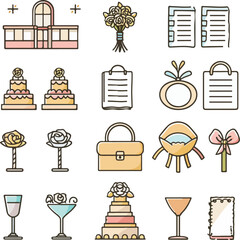 set of vector icons