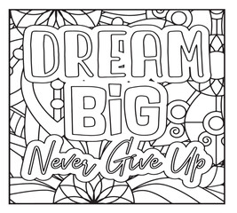 Motivational Quotes Coloring Pages For KDP
