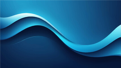 Blue gradient smooth background. Abstract background design. Premium blue background design. Illustration. Vector.
