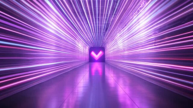 Neon Tunnel: A Journey into Light and Speed