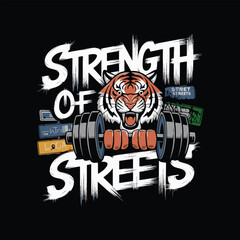 streetwear gym t shirt design