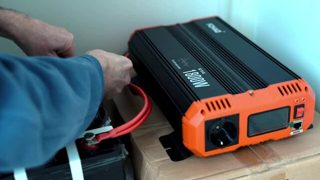 connecting a convector to a battery