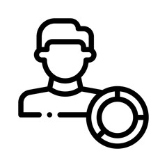 user profile line icon