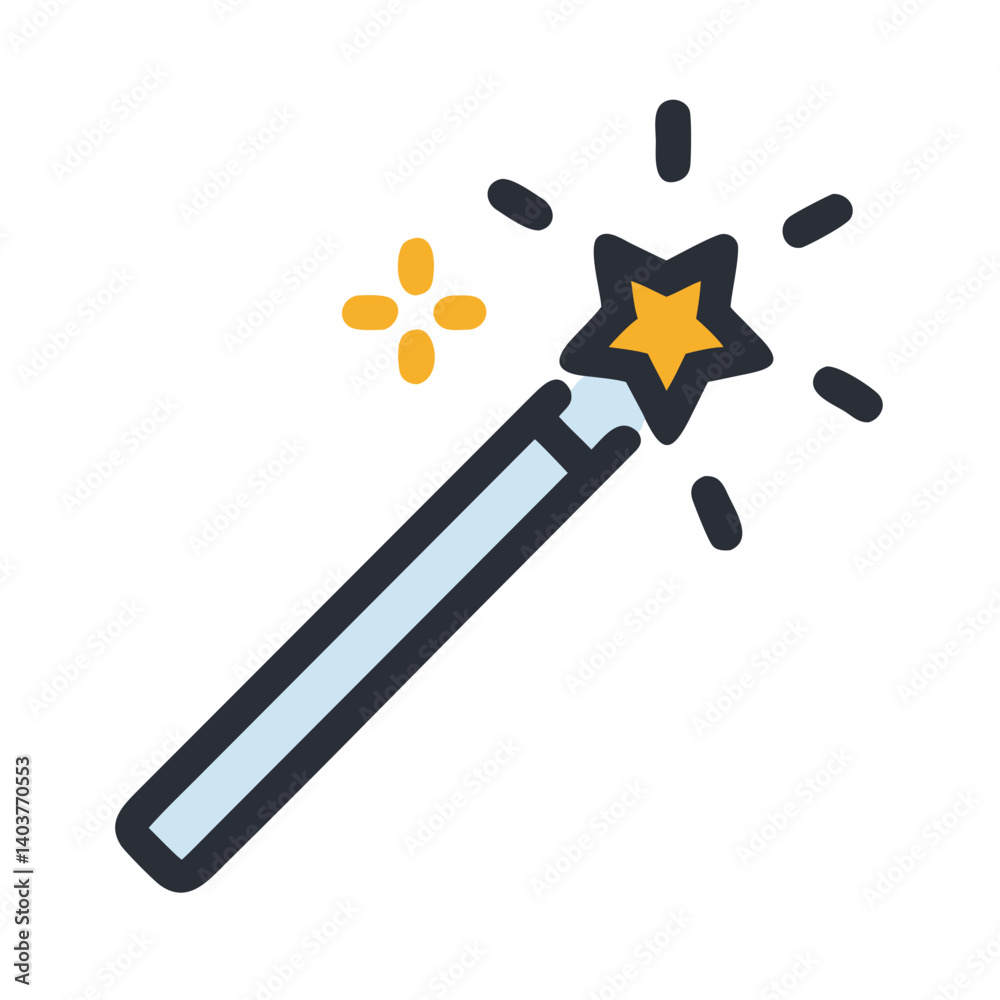 Poster Magnifying Glass Icon Representing Search and Zoom Functionality