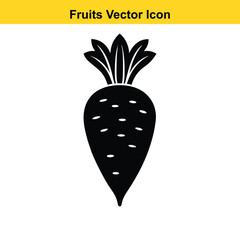  Healthy food Fruit icons vector illustration design.