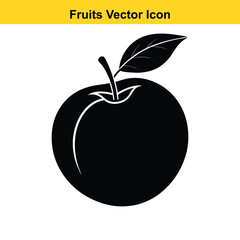  Healthy food Fruit icons vector illustration design.