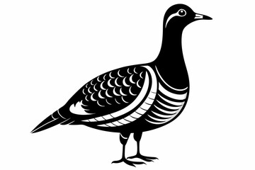 american woodcock sihouette black vector