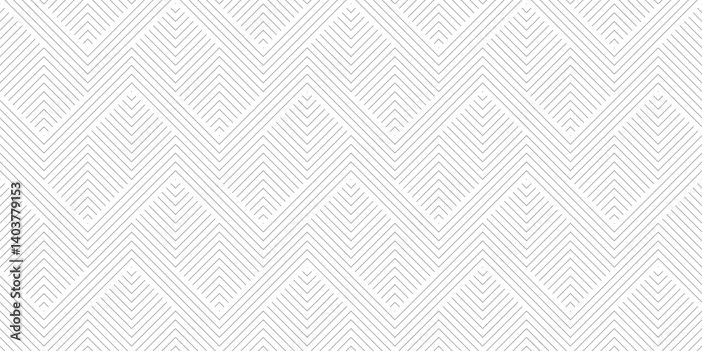 Wall mural subtle vector geometric lines pattern. abstract minimal striped ornament. simple minimalist line tex