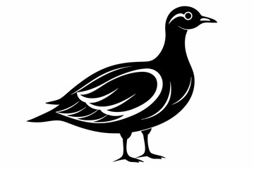 american woodcock sihouette black vector