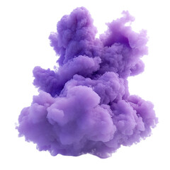 Fototapeta premium Lavender smoke cloud ethereal dreamy vapor soft purple haze