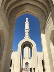 Fototapeta premium Muscat, Sultanate of Oman, Sultan Qabous Mosque