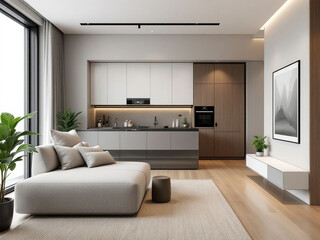 modern luxury apartment interior