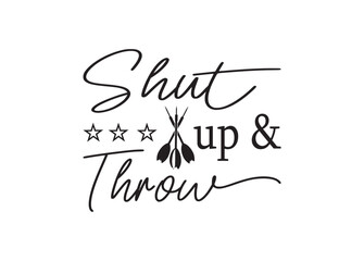 shut up & throw,  shut up & throw vector bundle, Cornhole clipart, Cornhole silhouette.	