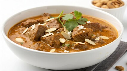 Beef Korma – Tender Beef Cooked in a Creamy, Spicy Gravy with Aromatic Spices
