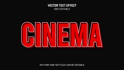Cinema 3d text editable text effect