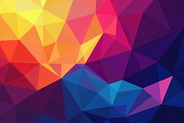 Abstract geometric shapes, vibrant colors seamlessly looping, infinite, texture, dark