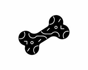 creative details Bone Icon Vector Illustration