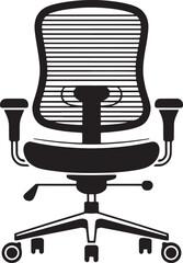 Furniture Design – Simple Chair Outline Illustration