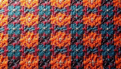 Simple geometric textile pattern, repeating design, design, clean