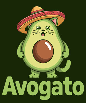 Naklejki Mexican Avogatos funny Cinco De Mayo Fiesta Party