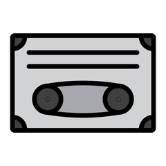 Tape Vector Filled Icon Design
