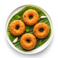 Golden Brown Vada Delicious South Indian Snack