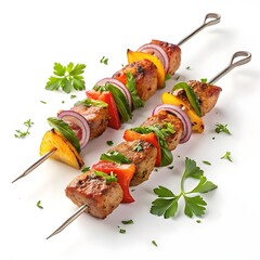 Delicious Grilled Chicken and Vegetable Skewers Recipe