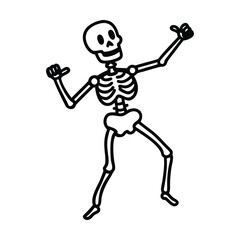 dancing skeleton line art on white background (1).eps