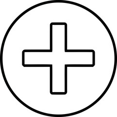 Plus Sign in Circle Icon | Outline Vector Symbol
Add Icon with Circle Border | Simple Vector Graphic
Circular Plus Symbol | Outline UI Element