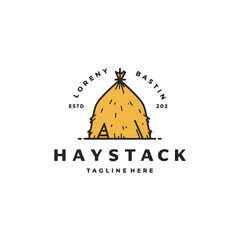 Haystack Logo Design for Agricultural Business