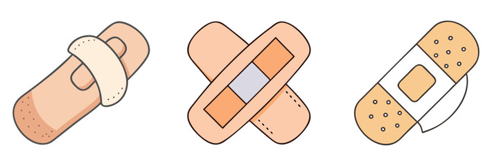 bandage icon, bandage vector illustration-simple illustration of bandage, perfect for bandage logos and icons