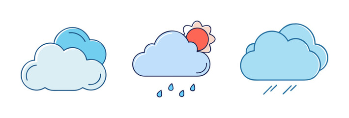 cloud icon, cloud vector illustration-simple illustration of cloud, perfect for cloud logos and icons