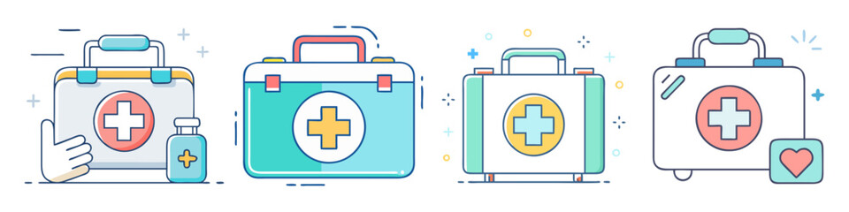 first aid icon, first aid vector illustration-simple illustration of first aid, perfect for first aid logos and icons