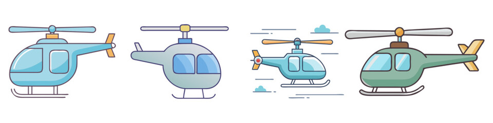 helicopter icon, helicopter vector illustration-simple illustration of helicopter, perfect for helicopter logos and icons